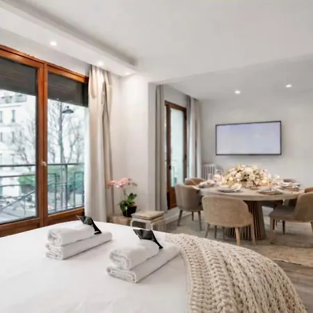 Vi Calm & Bright Near Eiffel For 4 Guests شقة *